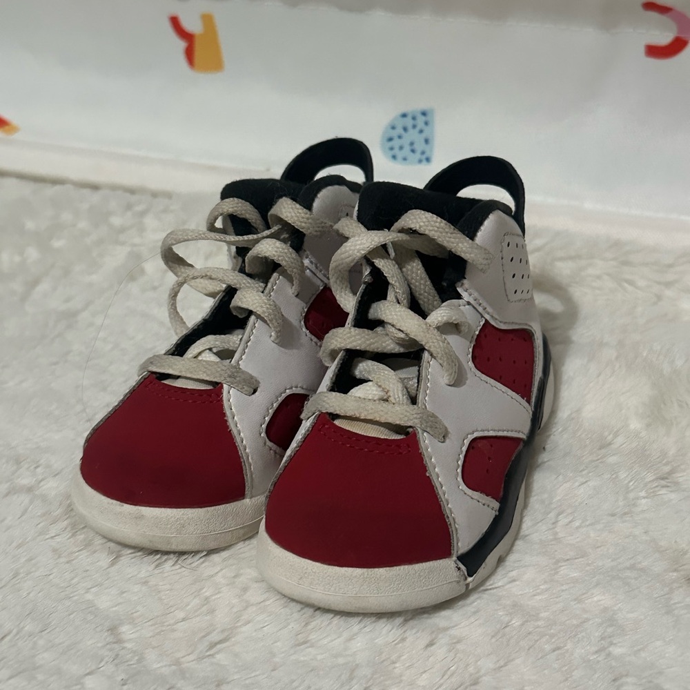 Air jordan 6 retro td “carmine” 6c